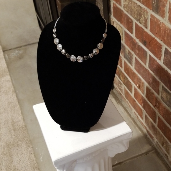 Black and Silver Chain Necklace - Picture 7 of 7